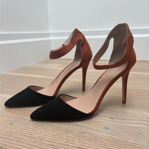 Charles By Charles David Two-Tone Ankle Strap Pumps - Size 11